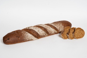 Хлеб "Лидер"  с  жареным луком багетный 0,25 кг